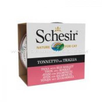 Schesir Gato Atum c/ Salmonete lata 85gr